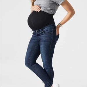 Blanqi maternity support jeans medium wash